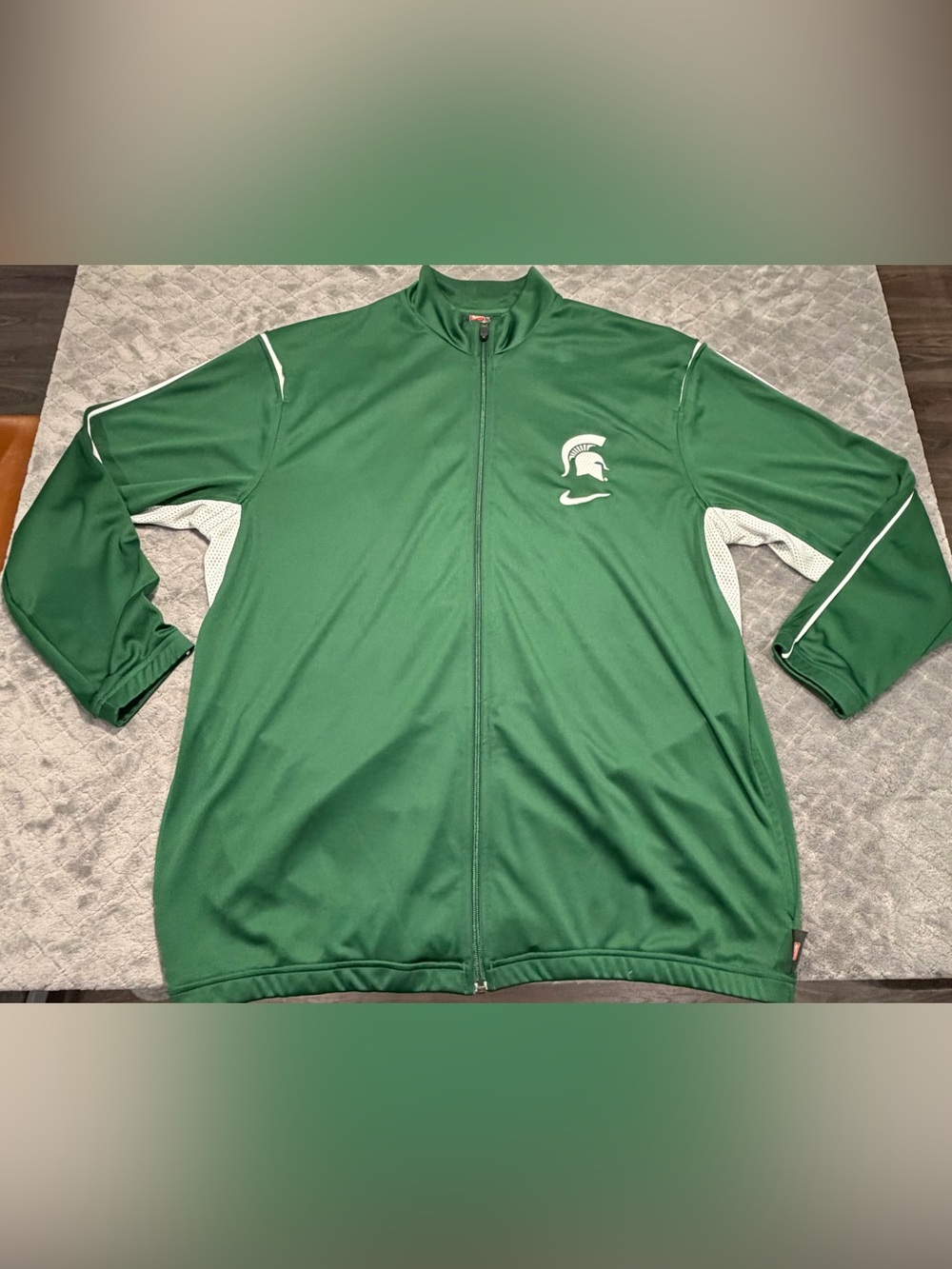 Nike Michigan State Spartans Basketball Shooting Warm Up Jacket Men’s Large